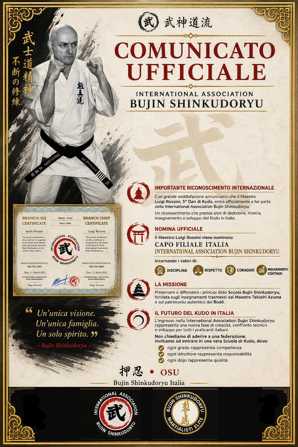 Nascita della Shinkudoryu Italia